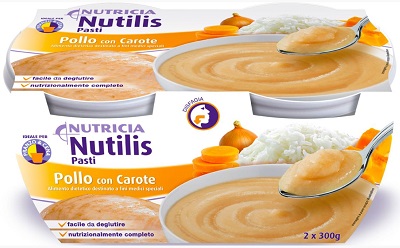 NUTILIS PASTI POLLO CON CAROTE 2 X 300 G - Metafarm