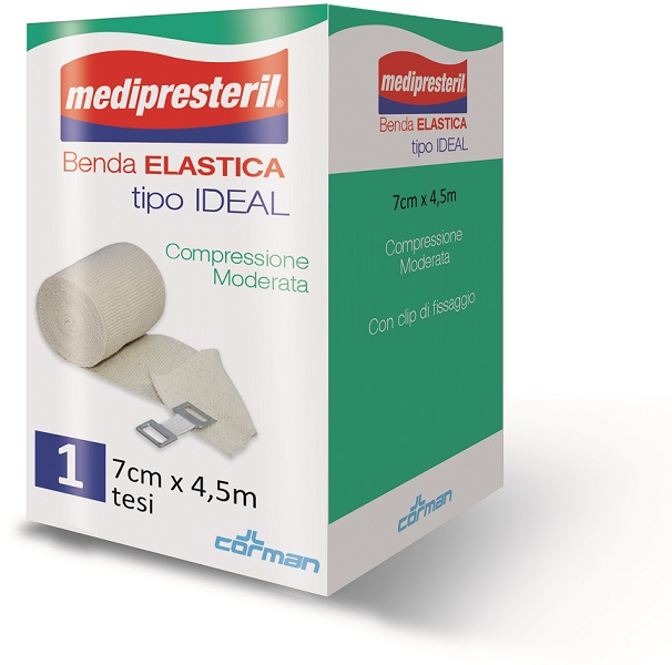 BENDA ELASTICA MEDIPRESTERIL IDEAL CM7X45MT - Metafarm