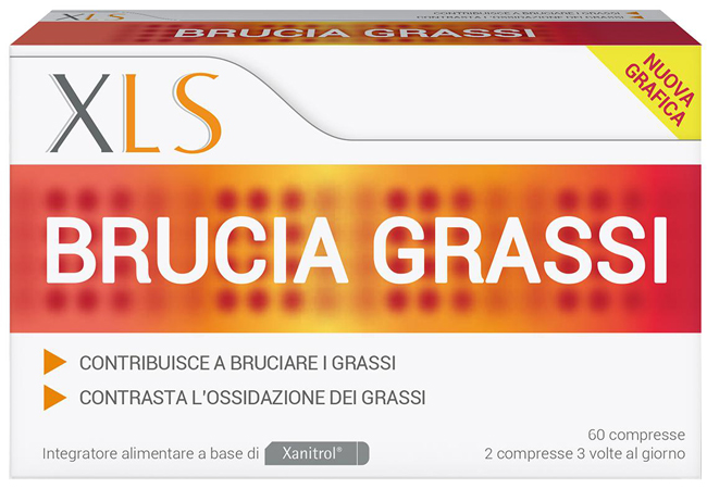 XLS BRUCIA GRASSI 60 COMPRESSE - Metafarm