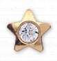 INVERNESS ORECCHINI STELLA CRYSTAL PLACCATI ORO R24C1 - Metafarm