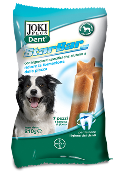 JOKI DENT CLASSIC SACCHETTO 210 G PER CANI DI TAGLIA MEDIA DA 12 A 25 KG - Metafarm