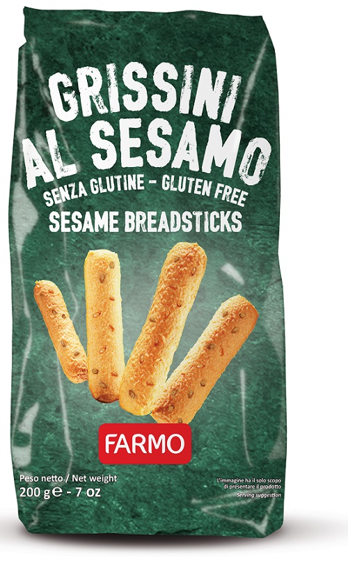 FARMO GRISSINI AL SESAMO 200 G - Metafarm