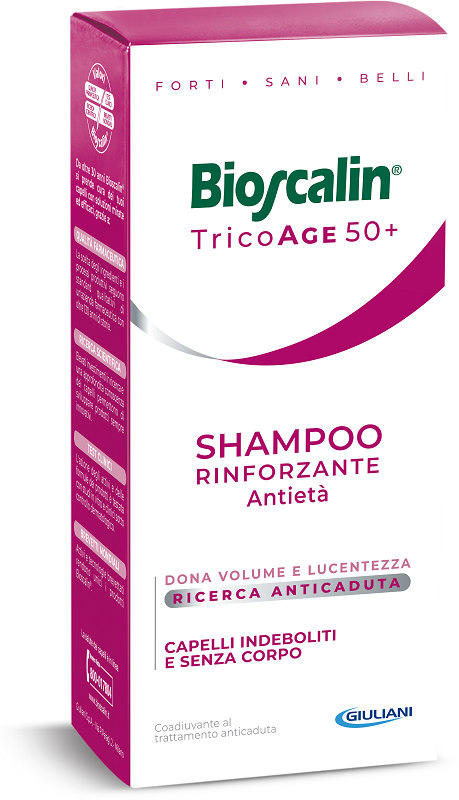 BIOSCALIN TRICOAGE SHAMPOO RINFORZANTE ANTIETA' 200 ML - Metafarm