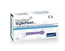 LANCETTE PUNGIDITO MYSTAR SYLKFEEL LANCETS 33 GAUGE 25 PEZZI - Metafarm