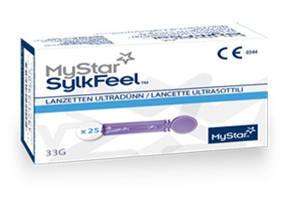 LANCETTE PUNGIDITO MYSTAR SYLKFEEL LANCETS 33 GAUGE 50 PEZZI - Metafarm