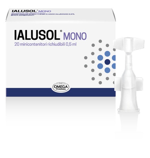 IALUSOL MONO GOCCE OCULARI 20 FLACONCINI 0,5 ML - Metafarm