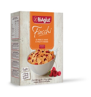 BIAGLUT CEREALI PRIMA COLAZIONE AI FRUTTI ROSSI 275 G - Metafarm