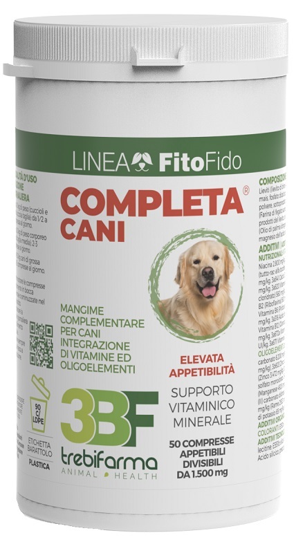 COMPLETA CANI 50 COMPRESSE BARATTOLO 75 G - Metafarm