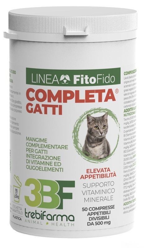 COMPLETA GATTI 50 COMPRESSE BARATTOLO 25 G - Metafarm