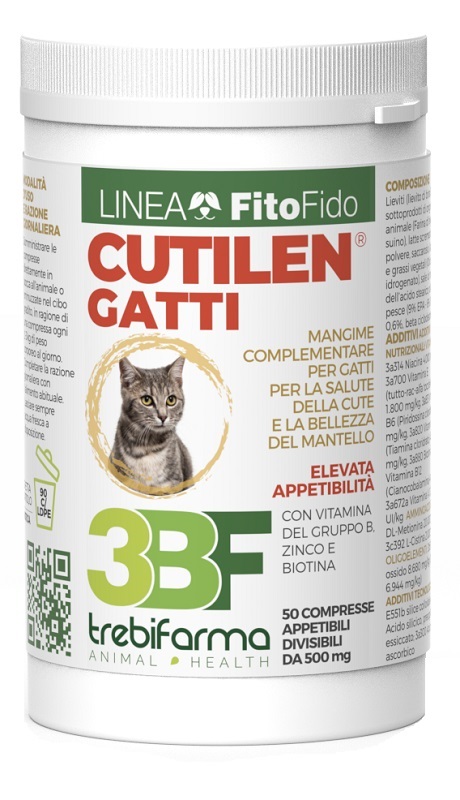 CUTILEN GATTI 50 COMPRESSE BARATTOLO 25 G - Metafarm