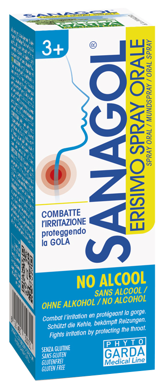 SANAGOL SPRAY ERISIMO SENZA ALCOOL 20 ML - Metafarm