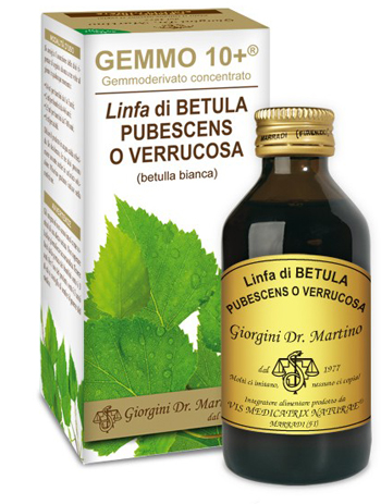 GEMMO 10+ BETULLA B LINFA 100 ML LIQUIDO ANALCOLICO - Metafarm