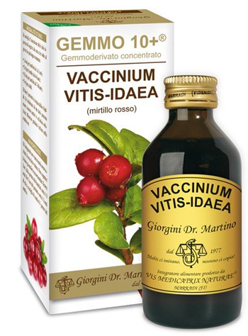 GEMMO 10+ MIRTILLO ROSSO LIQUIDO ANALCOLICO 100 ML - Metafarm