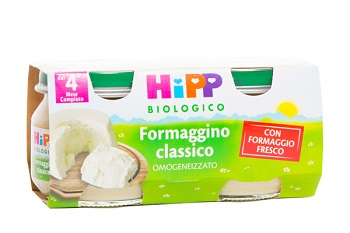 HIPP BIO OMOGENEIZZATO FORMAGGINO CLASSICO 2X80 G - Metafarm