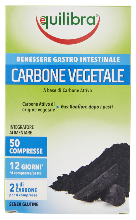 CARBONE VEGETALE 50 COMPRESSE - Metafarm