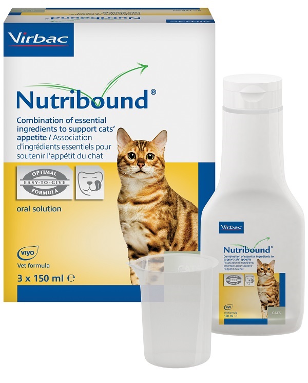 NUTRIBOUND SOLUZIONE ORALE APPETIBILE PER GATTO 3 FLACONI DA 150 ML - Metafarm