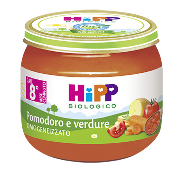 HIPP BIO HIPP BIO OMOGENEIZZATO SUGO POMODORO VERDURE 2X80 G - Metafarm