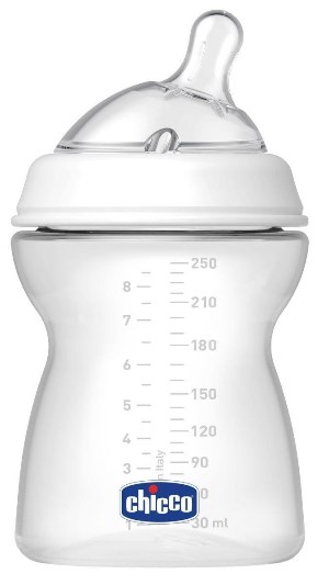 CHICCO BIBERON NATURAL FEEL 2 MESI+250 ML MEDIUM - Metafarm