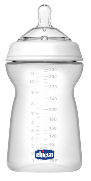 CHICCO BIBERON NATURAL FEEL 6 MESI+330 ML VELOCE - Metafarm