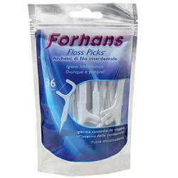 FORHANS ARCHETTI INTERDENTALI FLOSS PICKS 36PZ - Metafarm