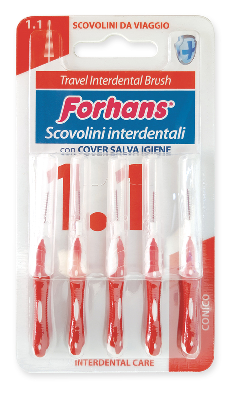 FORHANS TRAVEL INTERDENTAL BRUSH 1,1 - Metafarm