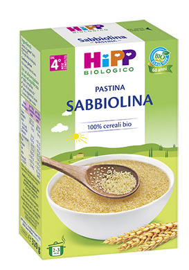 HIPP BIO PASTINA SABBIOLINA 320 G - Metafarm
