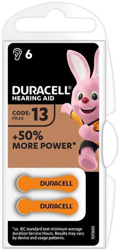 DURACELL EASY TAB 13 ARANCIO BATTERIA PER APPARECCHIO ACUSTICO - Metafarm