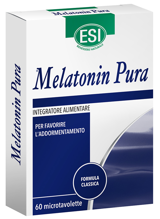 ESI MELATONIN PURA 60 MICROTAVOLETTE - Metafarm