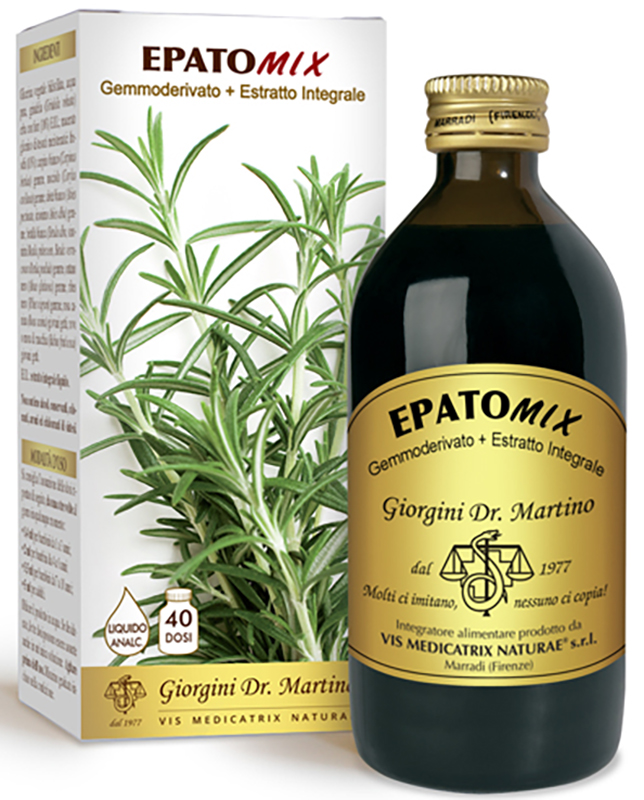 EPATOMIX GEMMODERIVATO + ESTRATTO INTEGRALE SENZA ALCOOL 200 ML - Metafarm