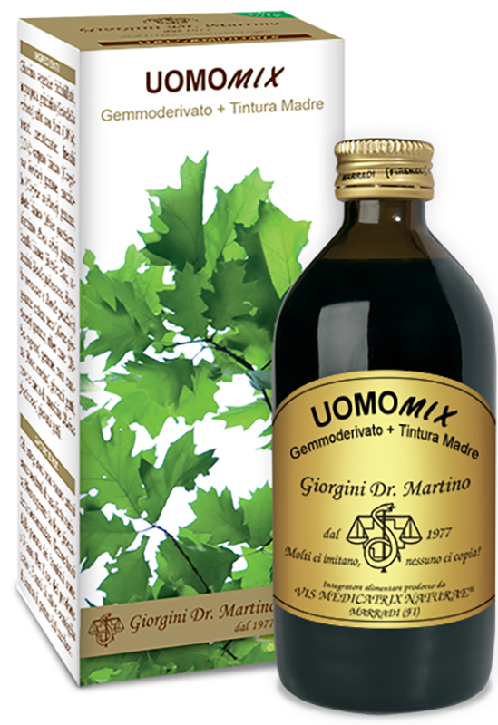 UOMOMIX GEMMODERIVATO + TINTURA MADRE SENZA ALCOOL 200 ML - Metafarm