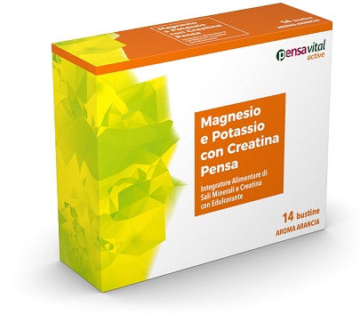 MAGNESIO E POTASSIO CON CREATINA ARANCIA PENSA 14 BUSTINE - Metafarm