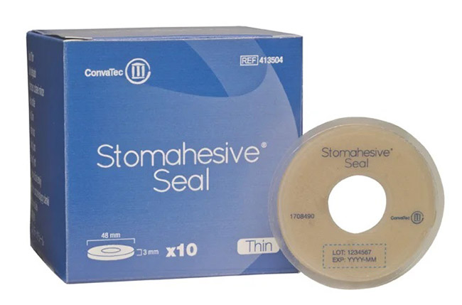 ANELLO STOMIA STOMAHESIVE SEAL FORO APERTURA 18MM DIAMETRO 48MM 10 PEZZI - Metafarm