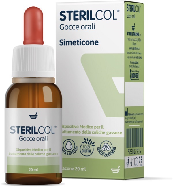 STERILCOL GOCCE ORALI SOSPENSIONE GASTROFUNZIONALE FLACONCINO 20 ML - Metafarm