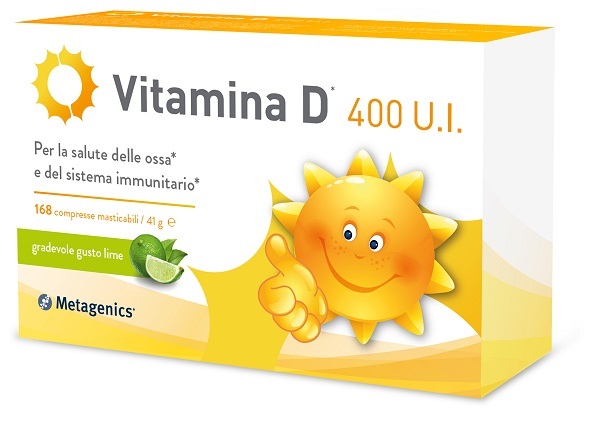VITAMINA D 400 UI 168 COMPRESSE - Metafarm