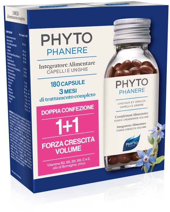 PHYTO PARIS PHYTOPHANERE INTEGRATORE ALIMENTARE CAPELLI/UNGHIE 90+90 CAPSULE - Metafarm