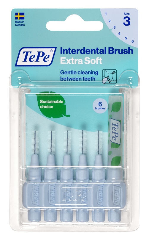 TEPE SCOVOLINO XSOFT BLU 0,6 MM 6 PEZZI - Metafarm