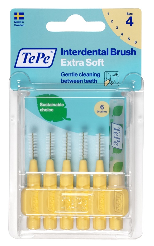 TEPE SCOVOLINO XSOFT GIALLO 0,7MM 6 PEZZI - Metafarm