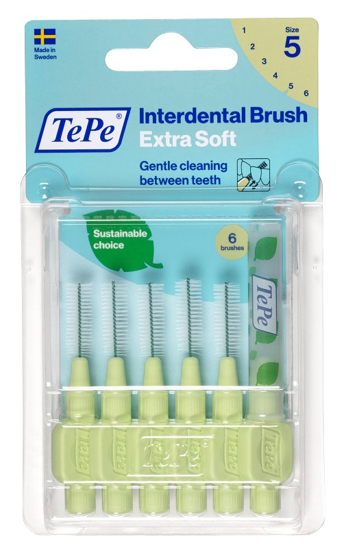 TEPE SCOVOLINO XSOFT VERDE 0,8MM 6 PEZZI - Metafarm