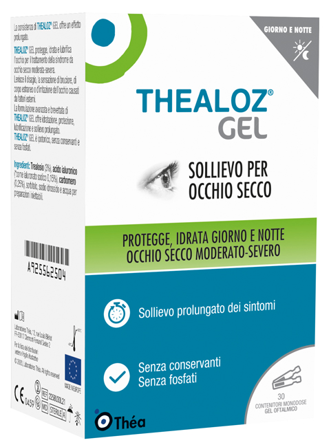 THEALOZ GEL OFTALMICO 30 CONTENITORI MONODOSE 0,4 G - Metafarm