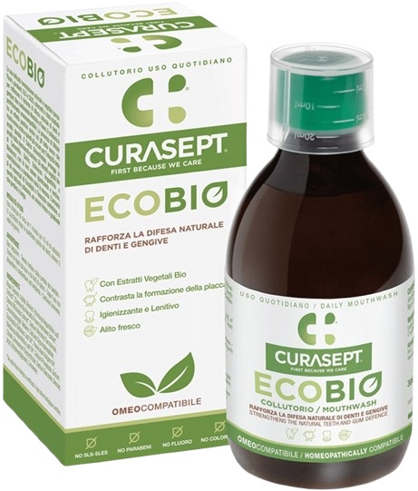 CURASEPT COLLUTORIO ECOBIO 300 ML PHARMADENT - Metafarm