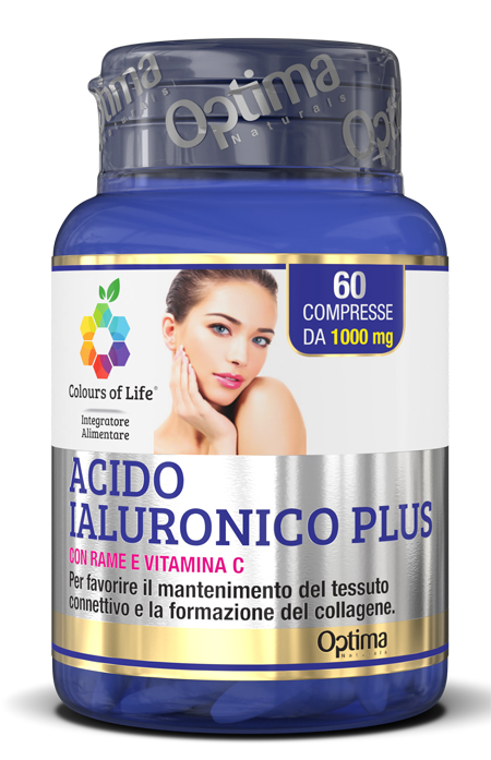 COLOURS OF LIFE ACIDO IALURONICO PLUS 60 COMPRESSE 1000 MG - Metafarm