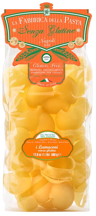 I LUMACONI GIGANTI PASTA SENZA GLUTINE 500 G - Metafarm