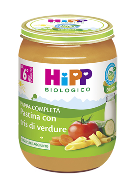 HIPP BIO HIPP BIO PAPPA PRONTA PAST TRIS DI VERDURE 190 G - Metafarm