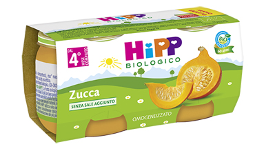 HIPP BIO HIPP BIO OMOGENEIZZATO ZUCCA 2X80 G - Metafarm