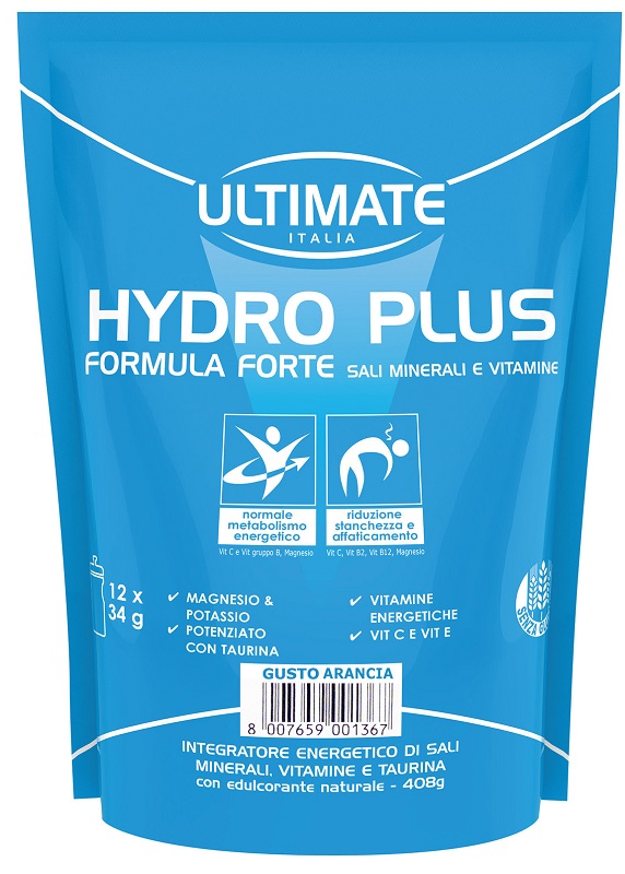 ULTIMATE ITALIA HYDRO PLUS ARANCIA BUSTA 420 G - Metafarm