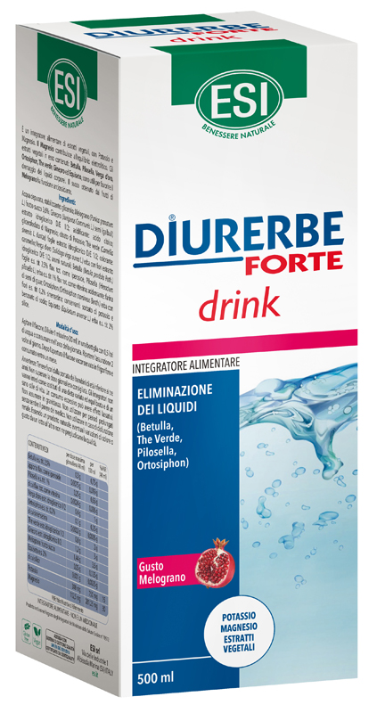 ESI DIURERBE FORTE DRINK MELOGRANO 500 ML - Metafarm