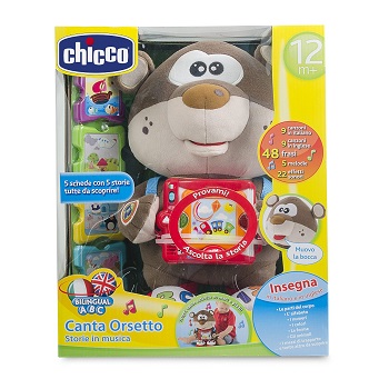 CHICCO GIOCO ORSO CANTASTORIE 1 PEZZO - Metafarm