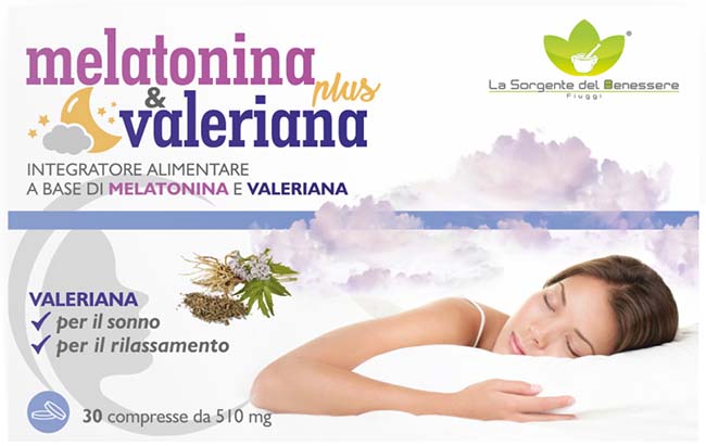 MELATONINA PLUS VALERIANA 30 COMPRESSE - Metafarm