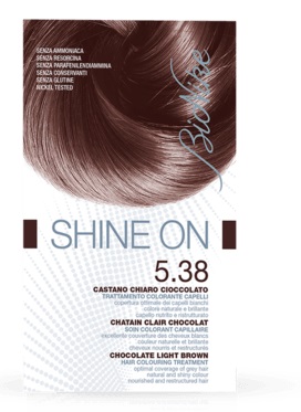 BIONIKE SHINE ON 5,38 CASTANO CHIARO CIOCCOLATO 125 ML - Metafarm