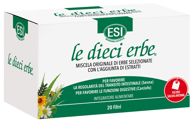 ESI LE DIECI ERBE TISANA 20 FILTRI - Metafarm